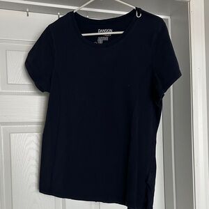 Danskin Women's Classic Navy Blue Short Sleeve Tee